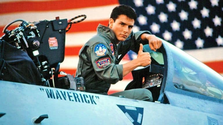 Tom Cruise est Maverick dans Top Gun© Paramount Pictures